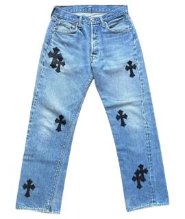 CHROME HEARTS Прямые джинсы