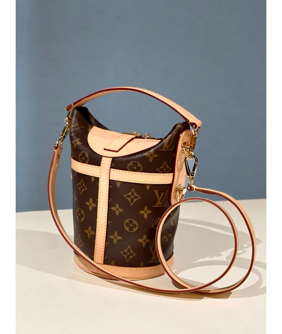 LOUIS VUITTON Коричневая сумка через плечо, фото 3