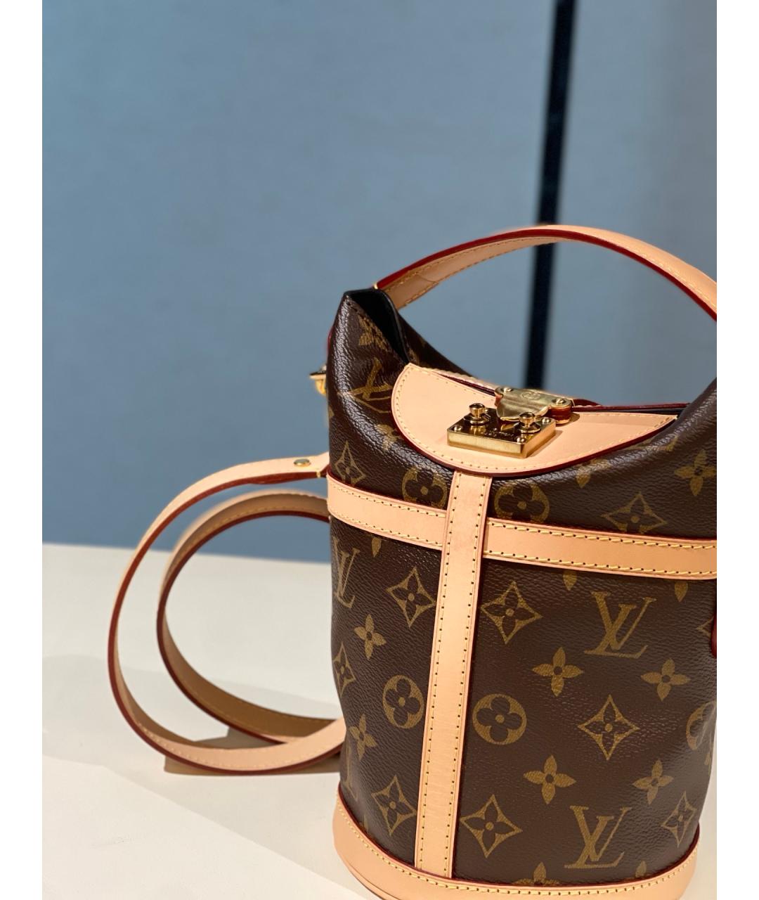 LOUIS VUITTON Коричневая сумка через плечо, фото 4