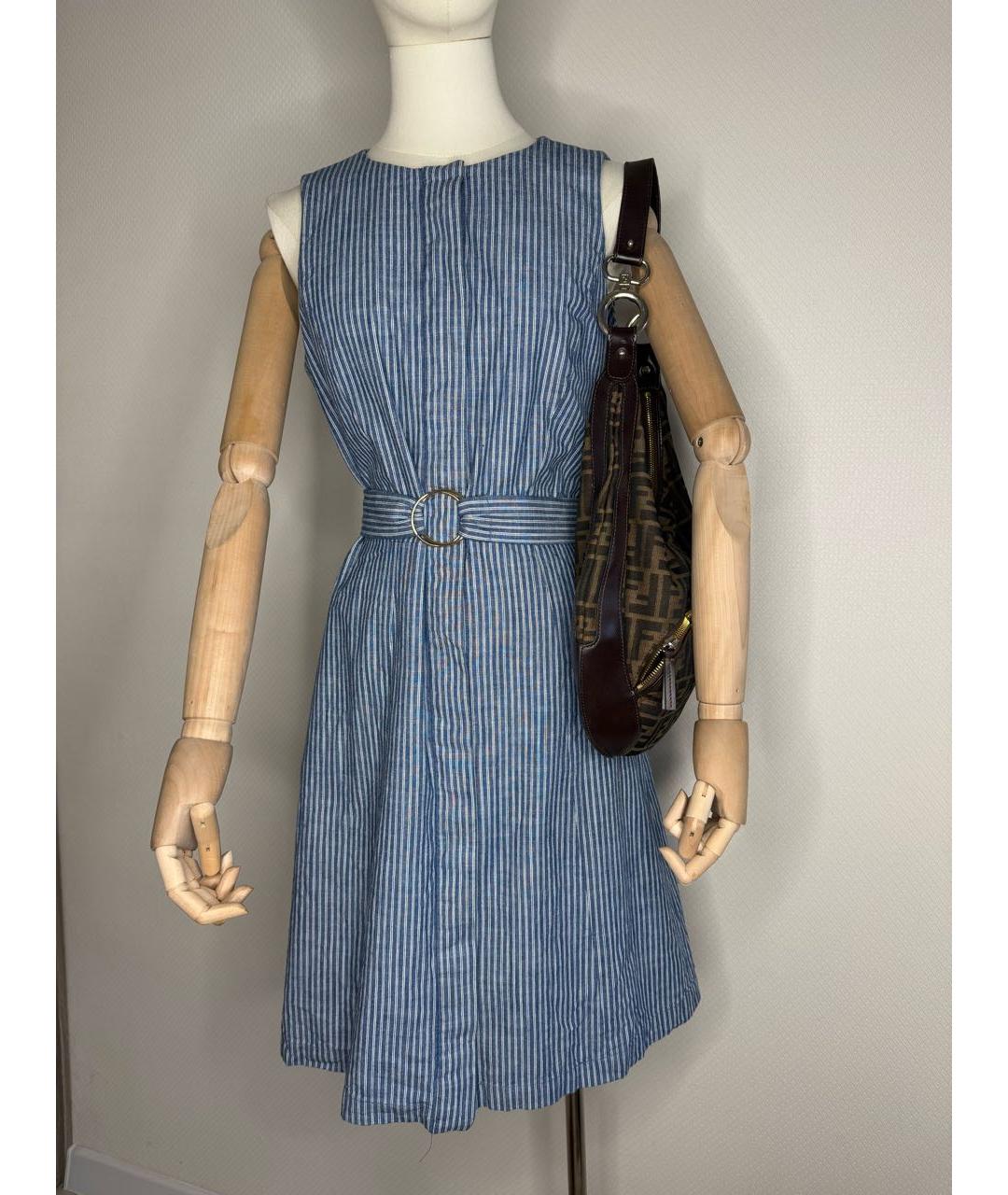 MICHAEL KORS Голубое коктейльное платье, фото 4