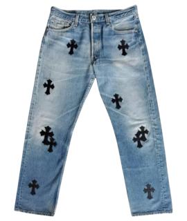 CHROME HEARTS Прямые джинсы