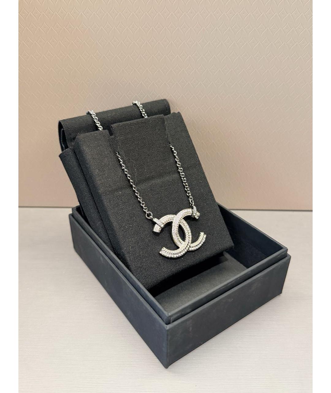 CHANEL Серебряное колье, фото 2