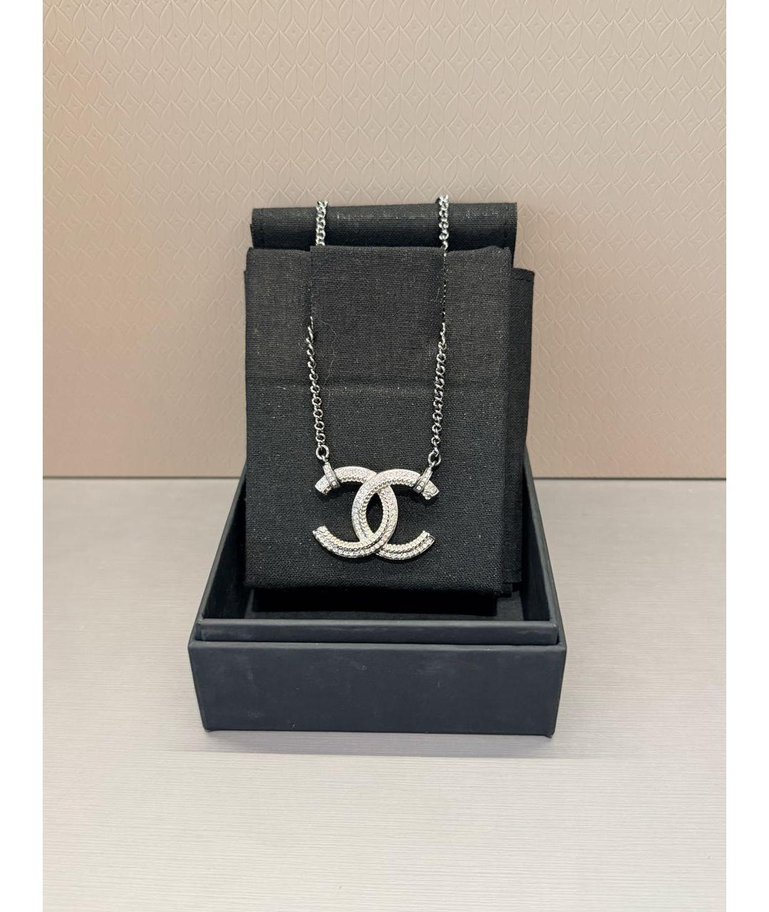 CHANEL Серебряное колье, фото 4