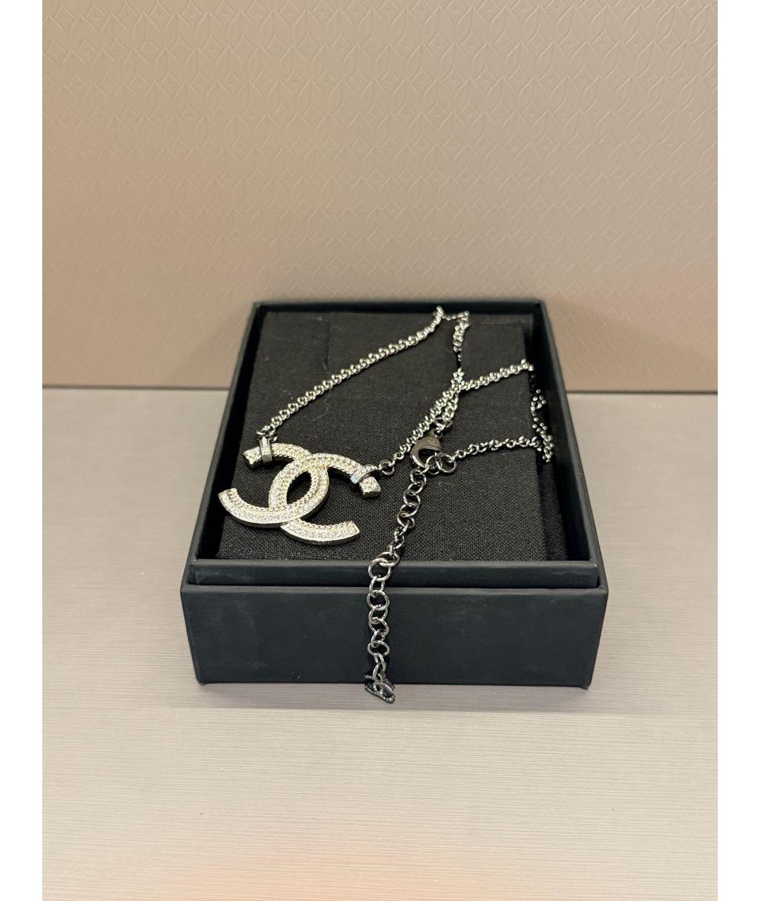 CHANEL Серебряное колье, фото 3