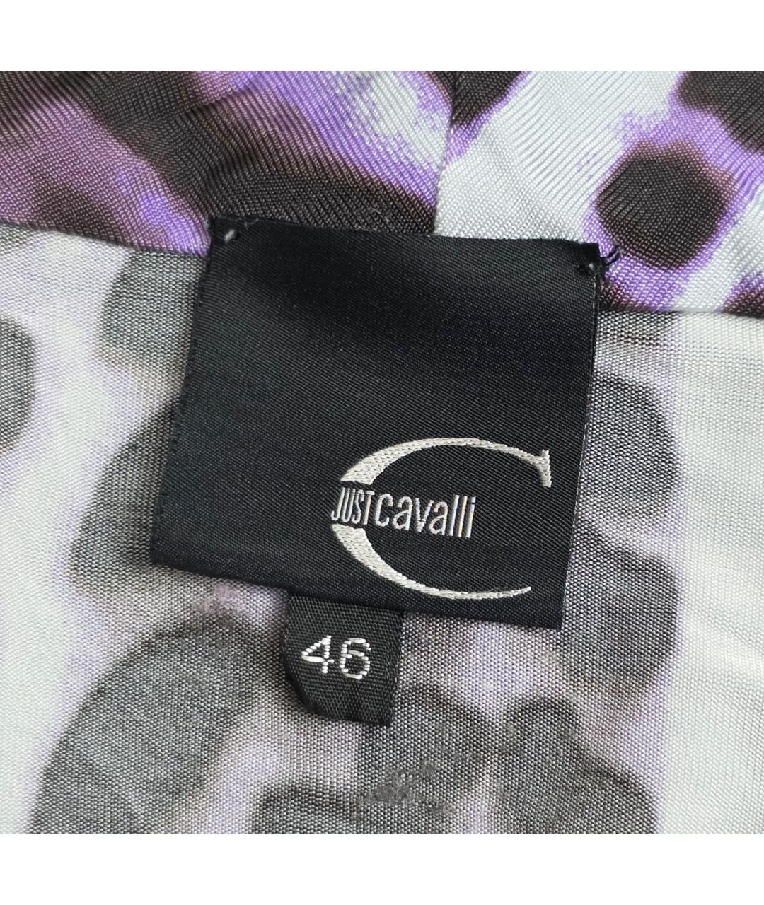 JUST CAVALLI Фиолетовая вискозная блузы, фото 5