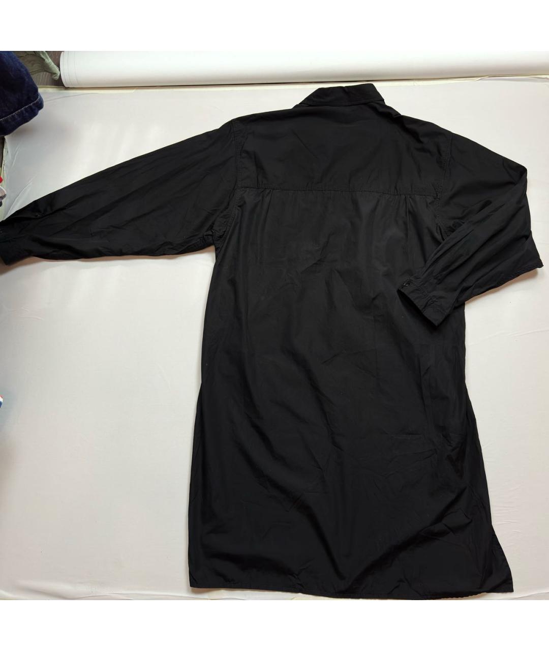 YOHJI YAMAMOTO Черная хлопковая кэжуал рубашка, фото 4