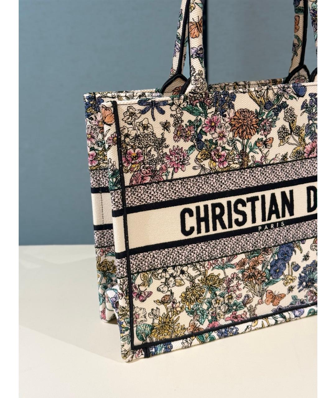CHRISTIAN DIOR Мульти жаккардовая сумка тоут, фото 4