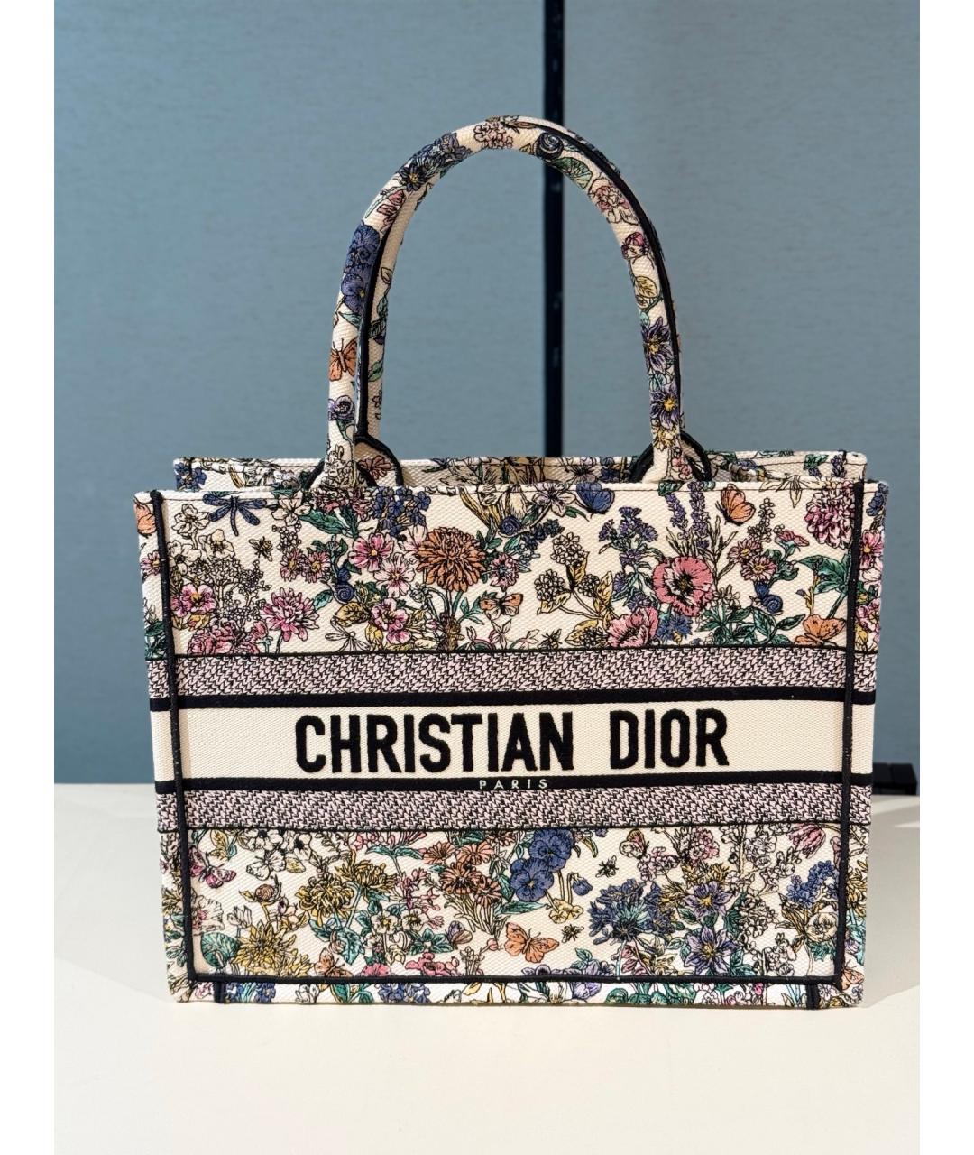 CHRISTIAN DIOR Мульти жаккардовая сумка тоут, фото 10