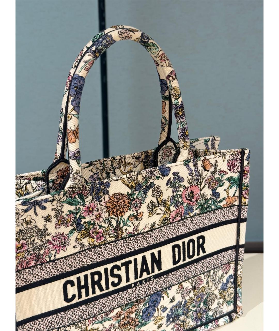 CHRISTIAN DIOR Мульти жаккардовая сумка тоут, фото 5