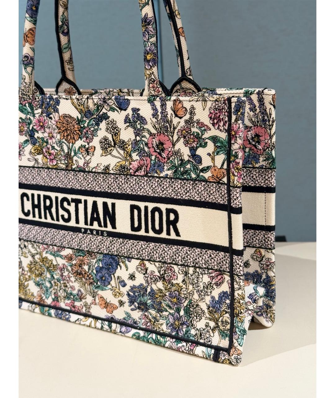 CHRISTIAN DIOR Мульти жаккардовая сумка тоут, фото 3