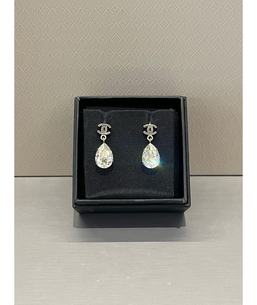 CHANEL Серебряные серьги, фото 6