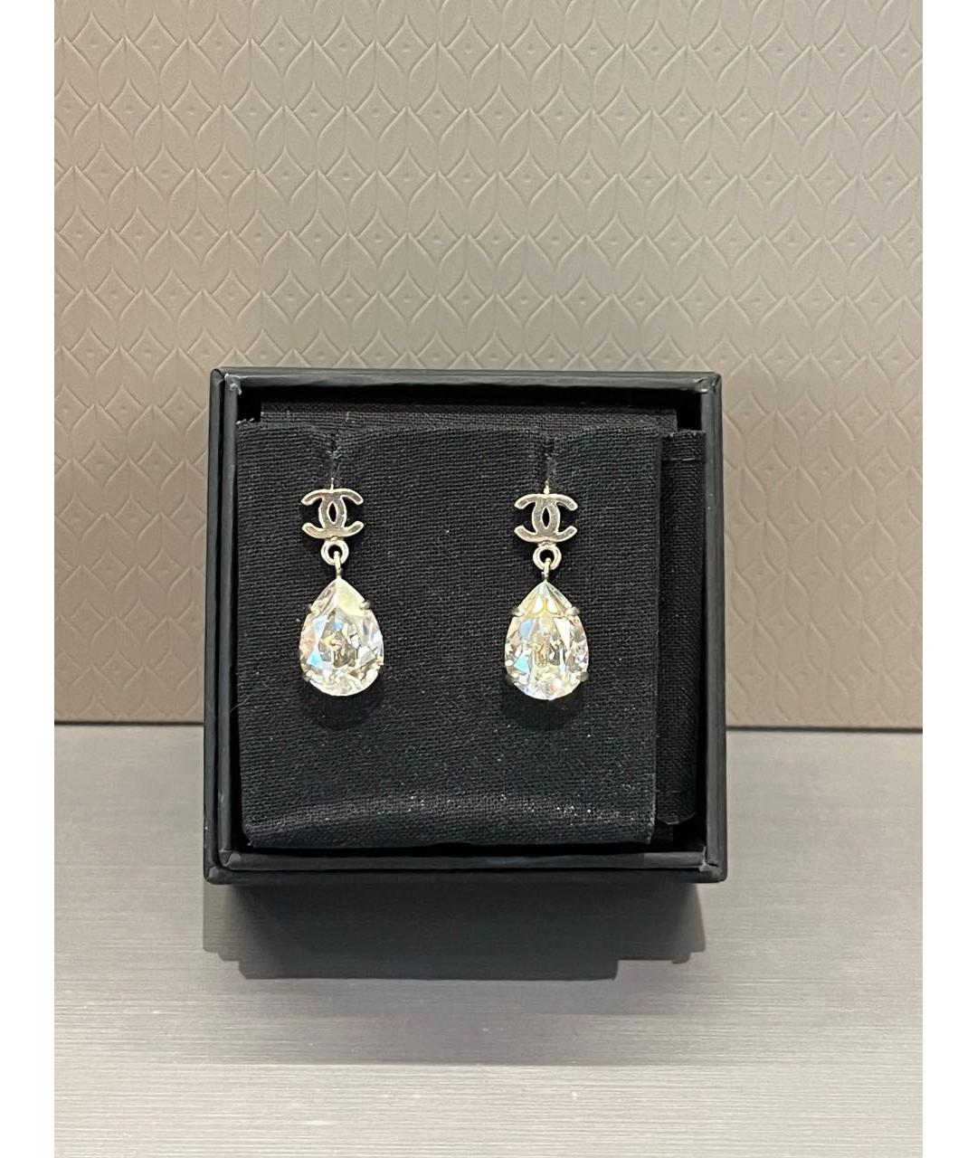 CHANEL Серебряные серьги, фото 4
