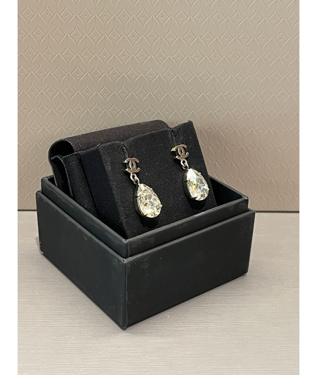 CHANEL Серебряные серьги, фото 2