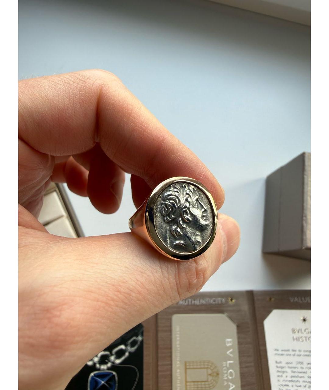 BVLGARI Золотое кольцо из розового золота, фото 7