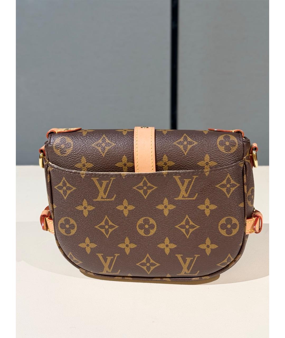 LOUIS VUITTON Коричневая сумка через плечо, фото 6