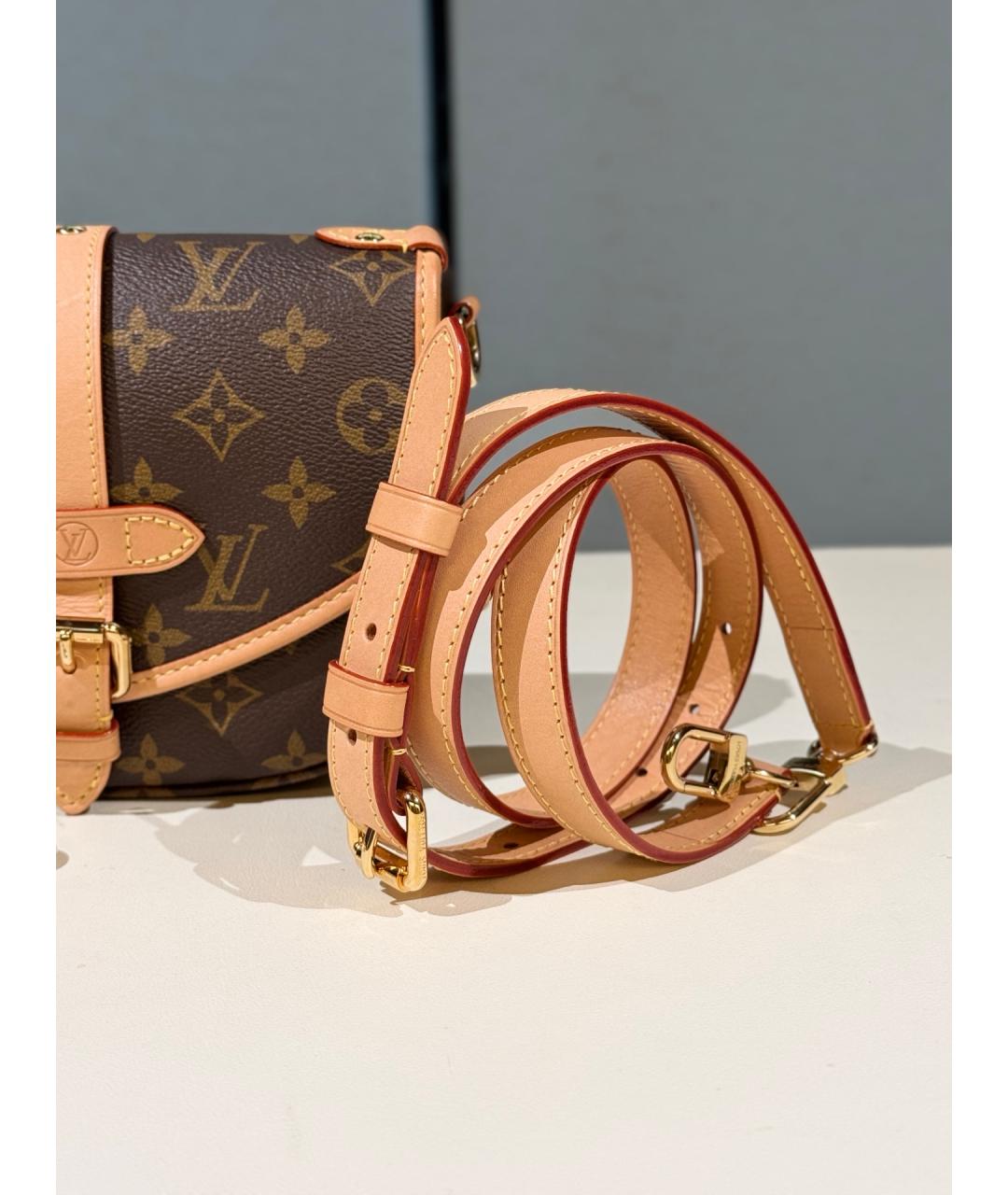 LOUIS VUITTON Коричневая сумка через плечо, фото 2