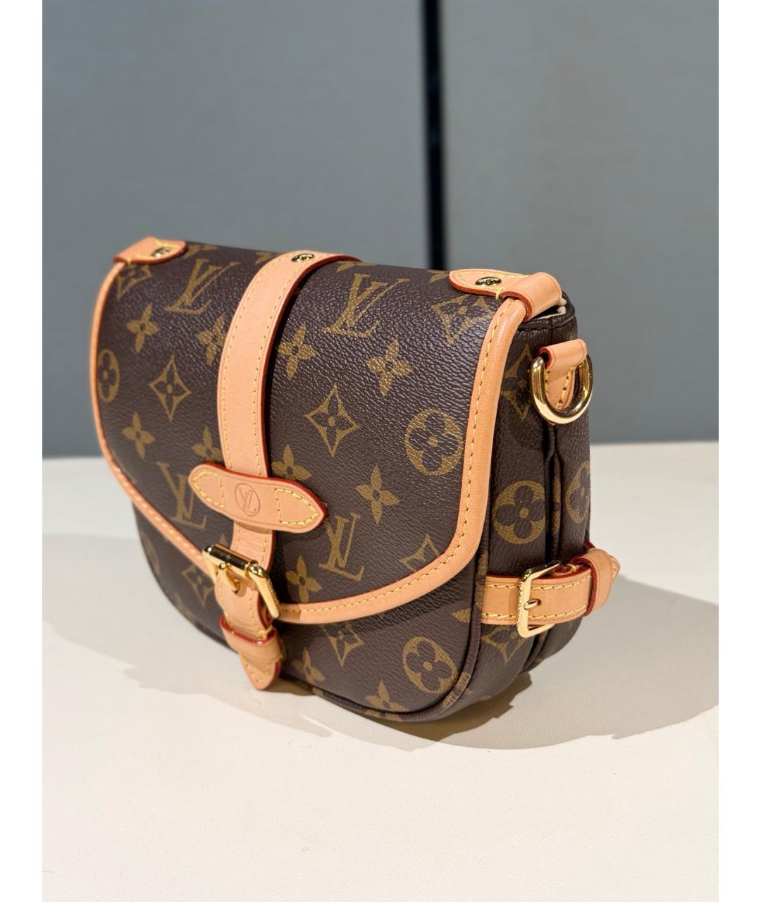 LOUIS VUITTON Коричневая сумка через плечо, фото 4