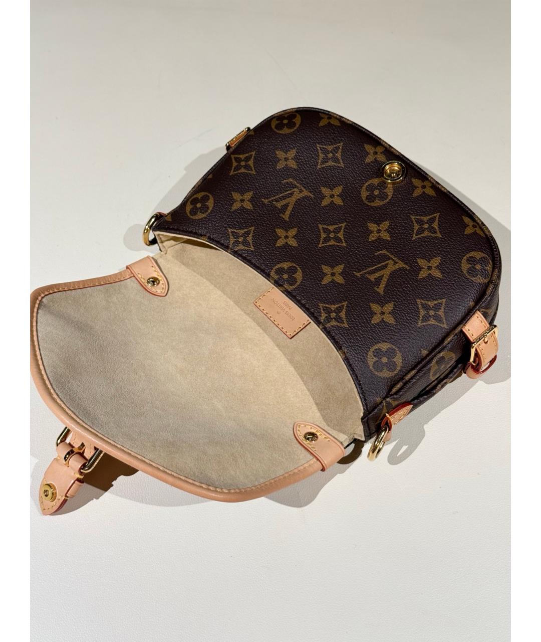 LOUIS VUITTON Коричневая сумка через плечо, фото 9
