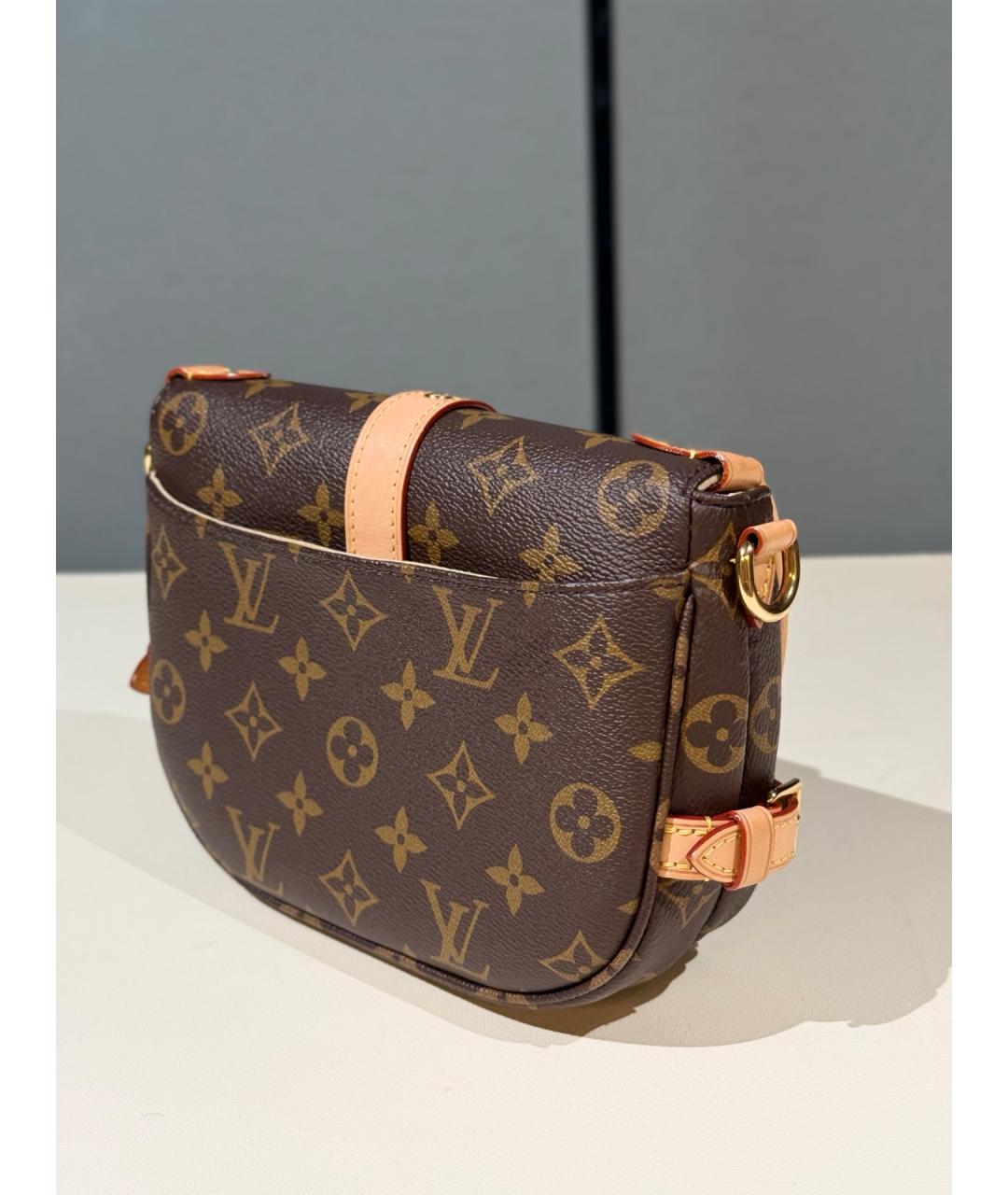 LOUIS VUITTON Коричневая сумка через плечо, фото 7