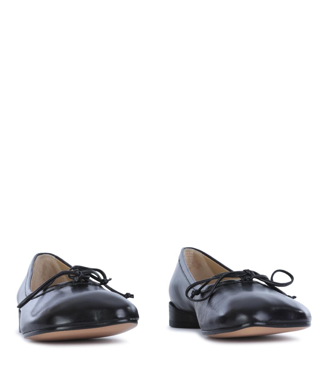MM6 MAISON MARGIELA Черные кожаные туфли, фото 4