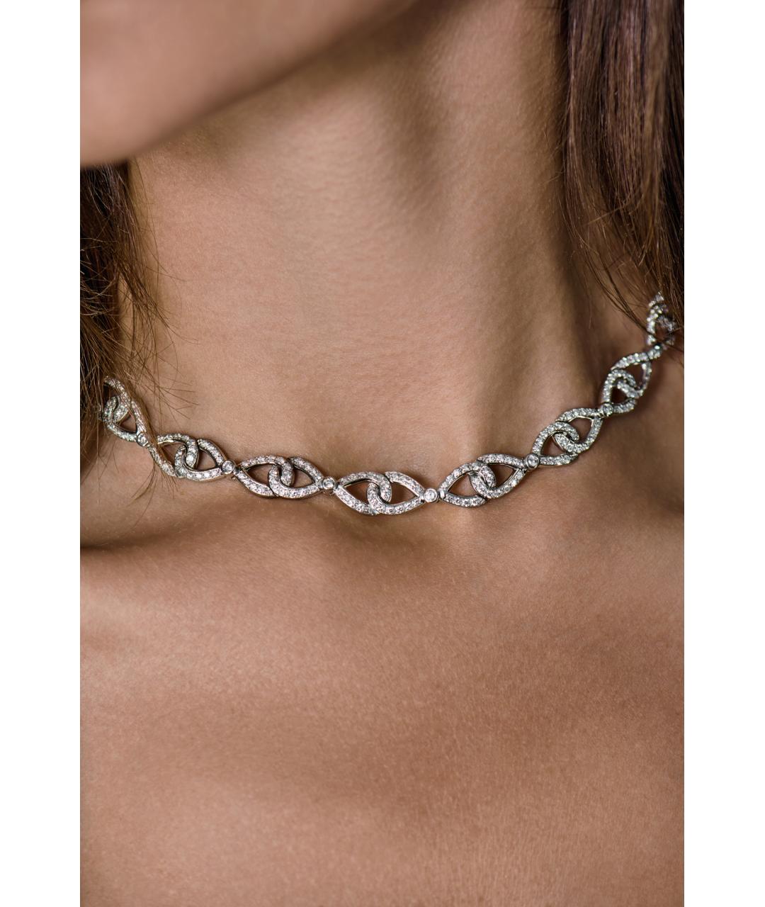 TIFFANY&CO Серебряное колье из белого золота, фото 6