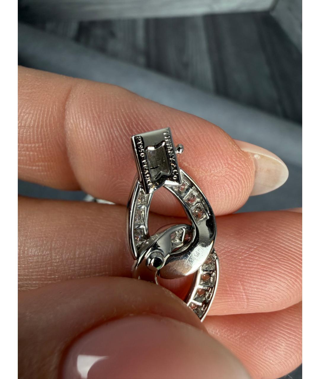 TIFFANY&CO Серебряное колье из белого золота, фото 5