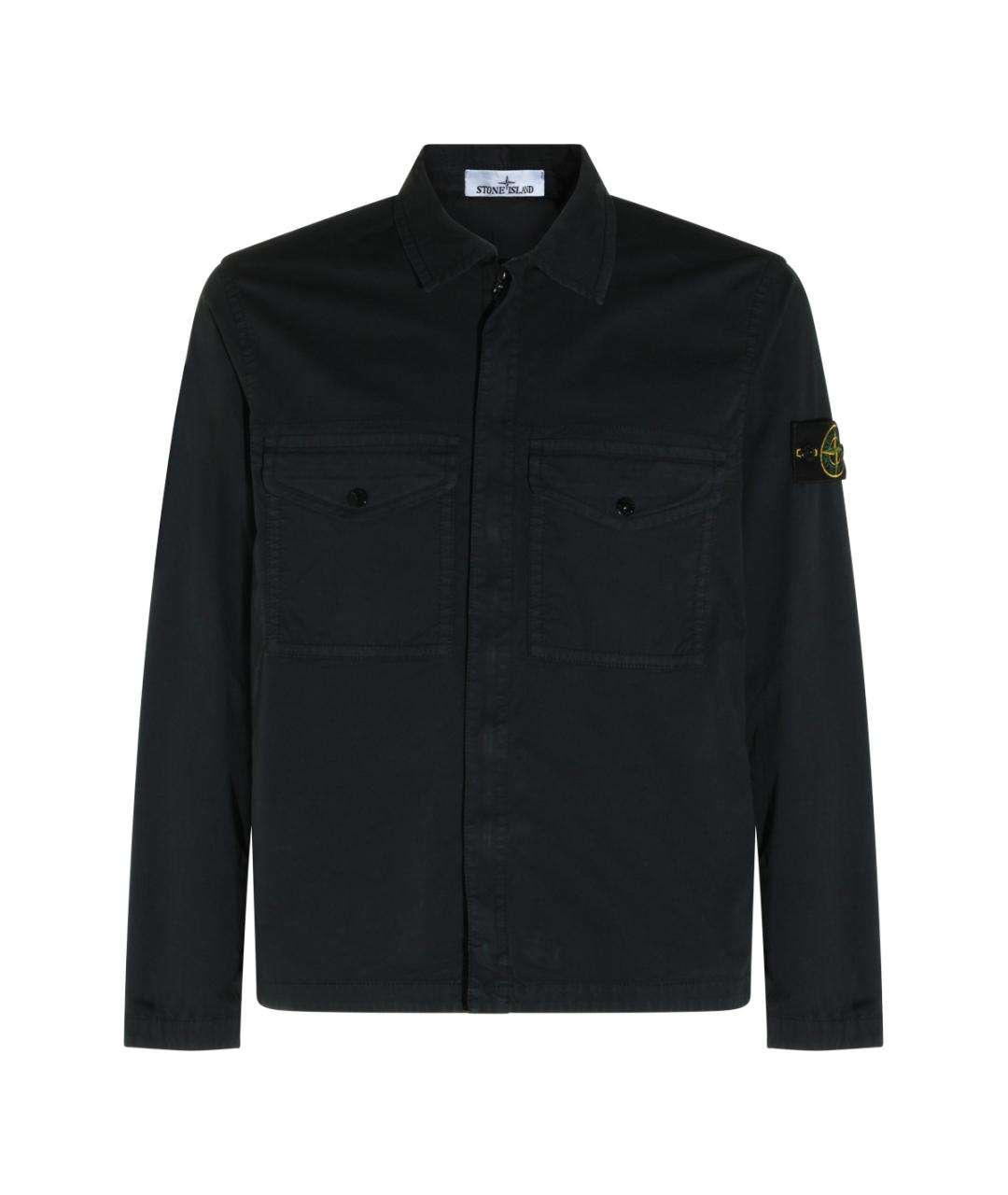 STONE ISLAND Синяя классическая рубашка, фото 1