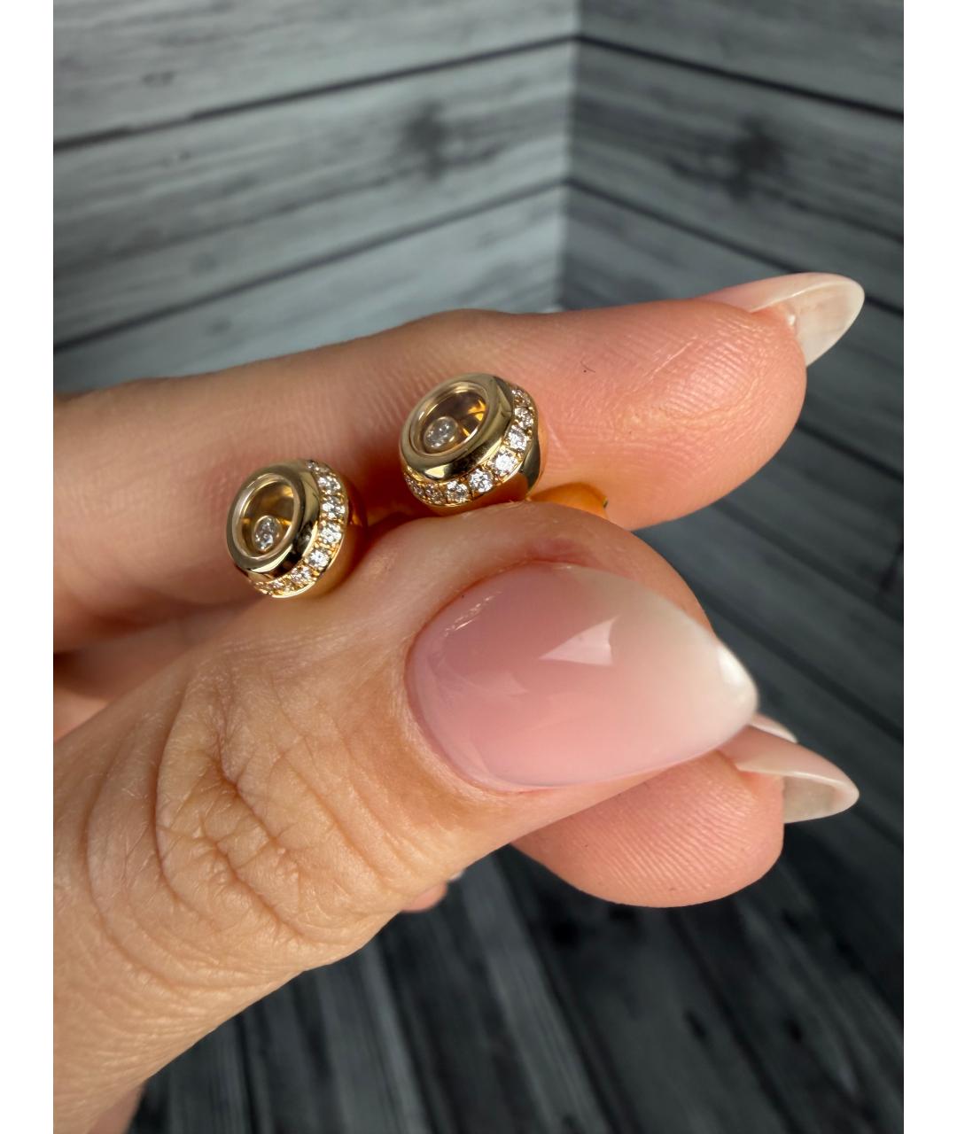 CHOPARD Золотые серьги из желтого золота, фото 3