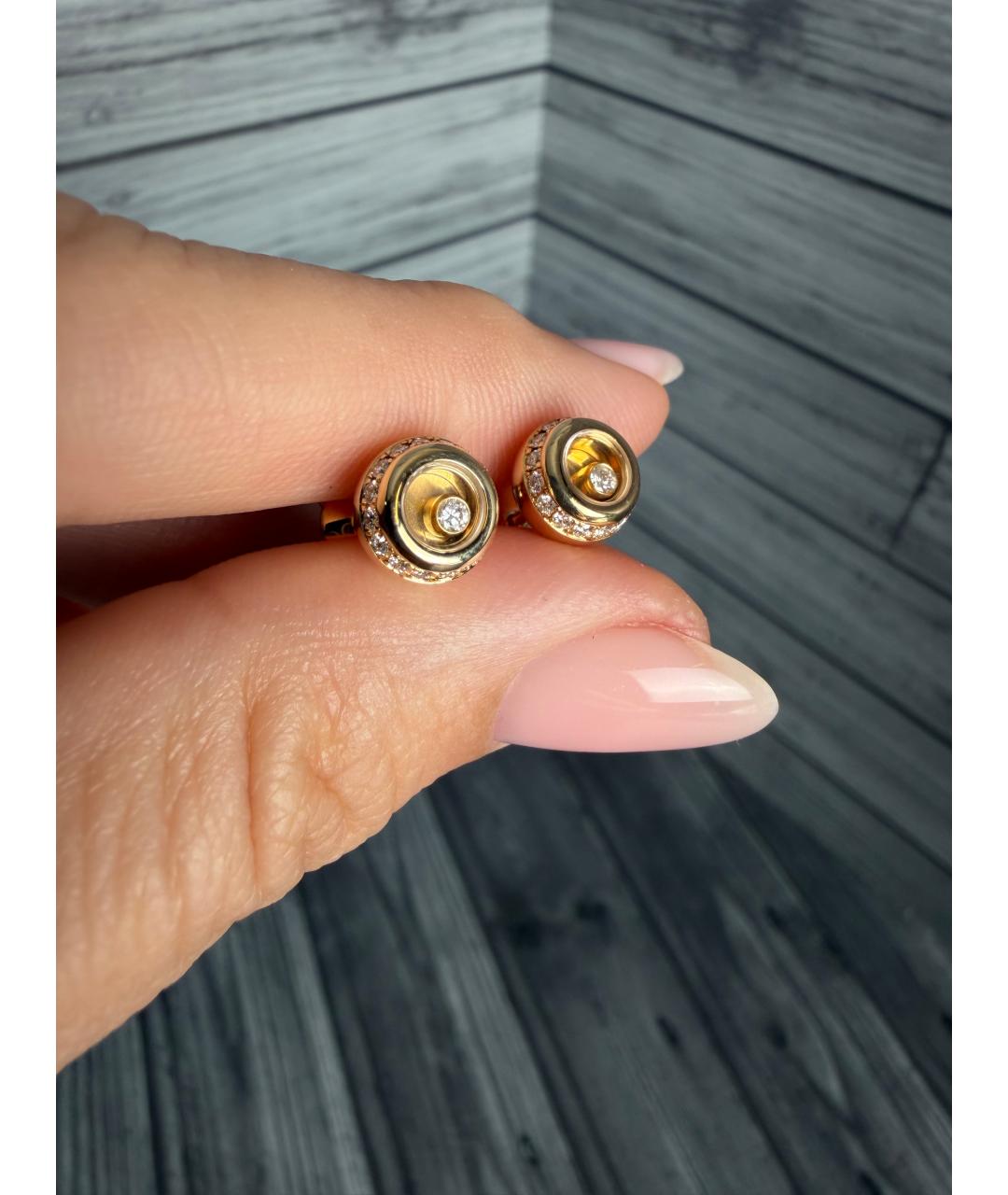 CHOPARD Золотые серьги из желтого золота, фото 2