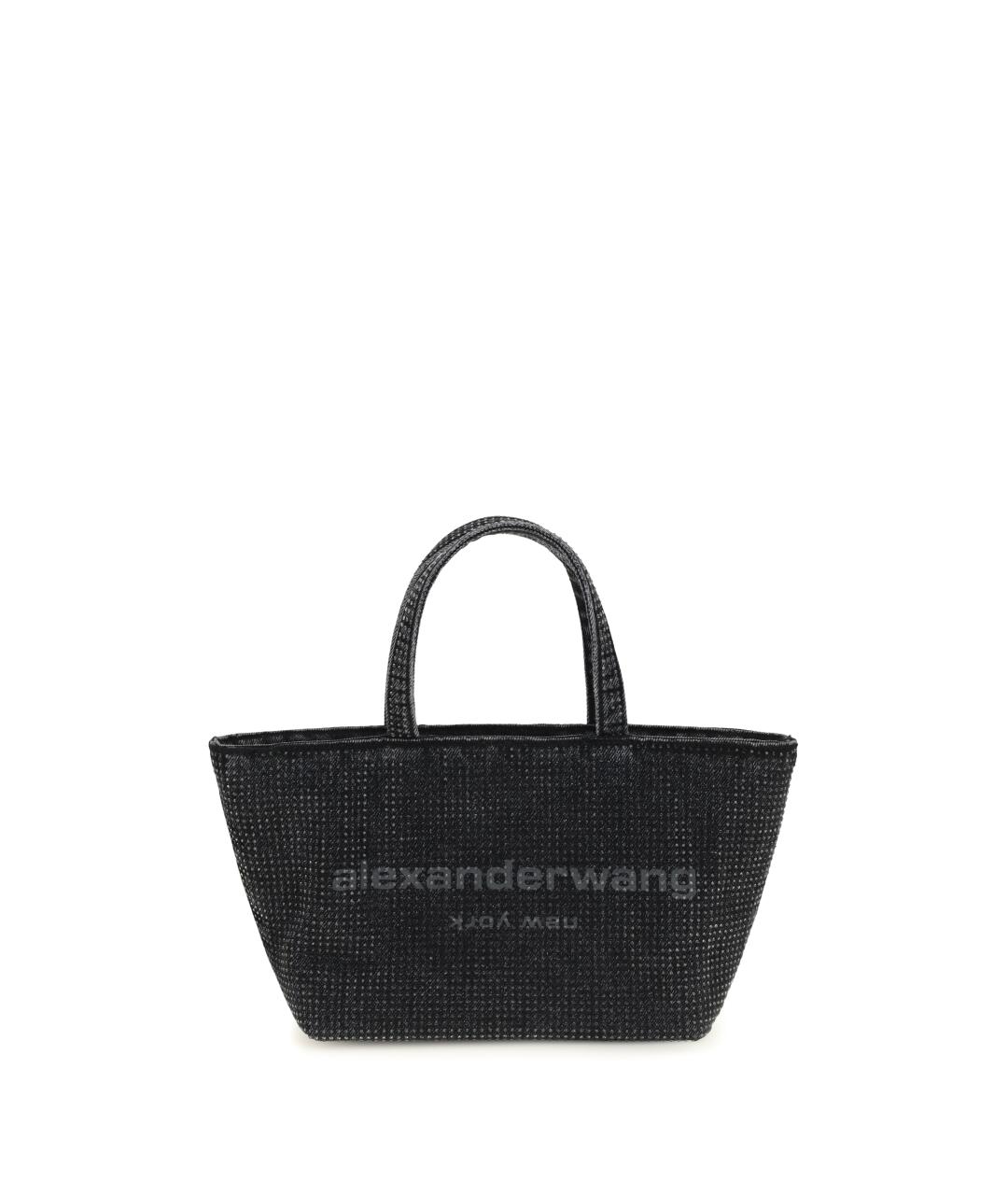 ALEXANDER WANG Серая хлопковая сумка тоут, фото 1