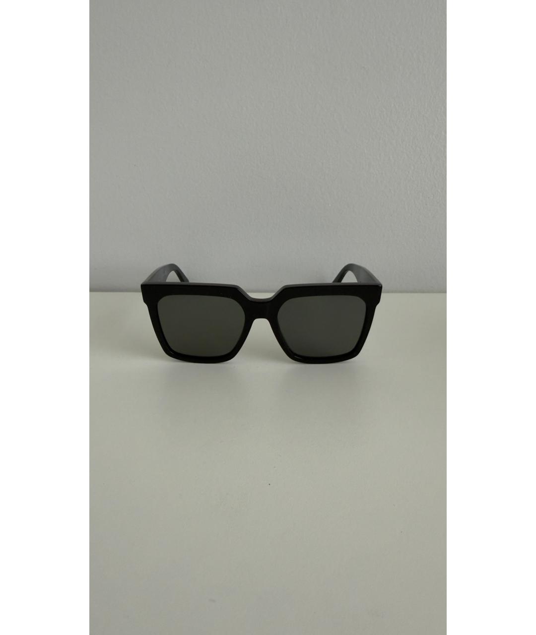 CELINE Черные пластиковые солнцезащитные очки, фото 10