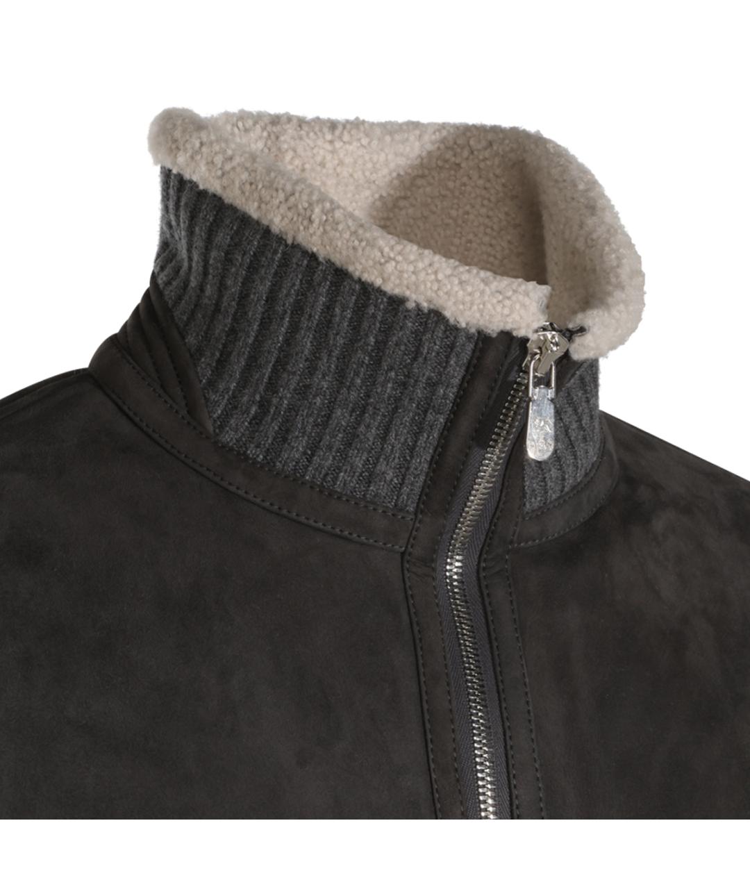 BRUNELLO CUCINELLI Коричневая куртка, фото 4