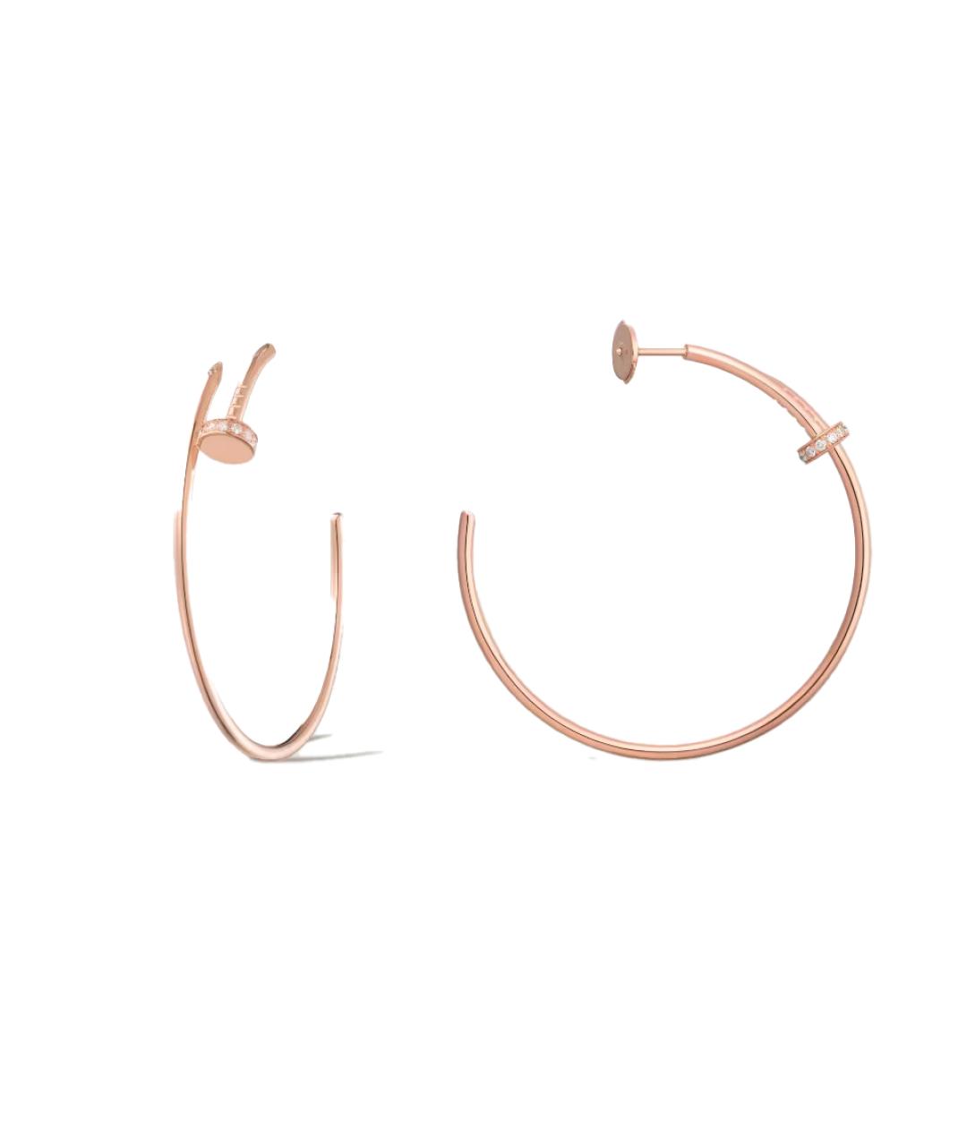 CARTIER Золотые серьги из розового золота, фото 1