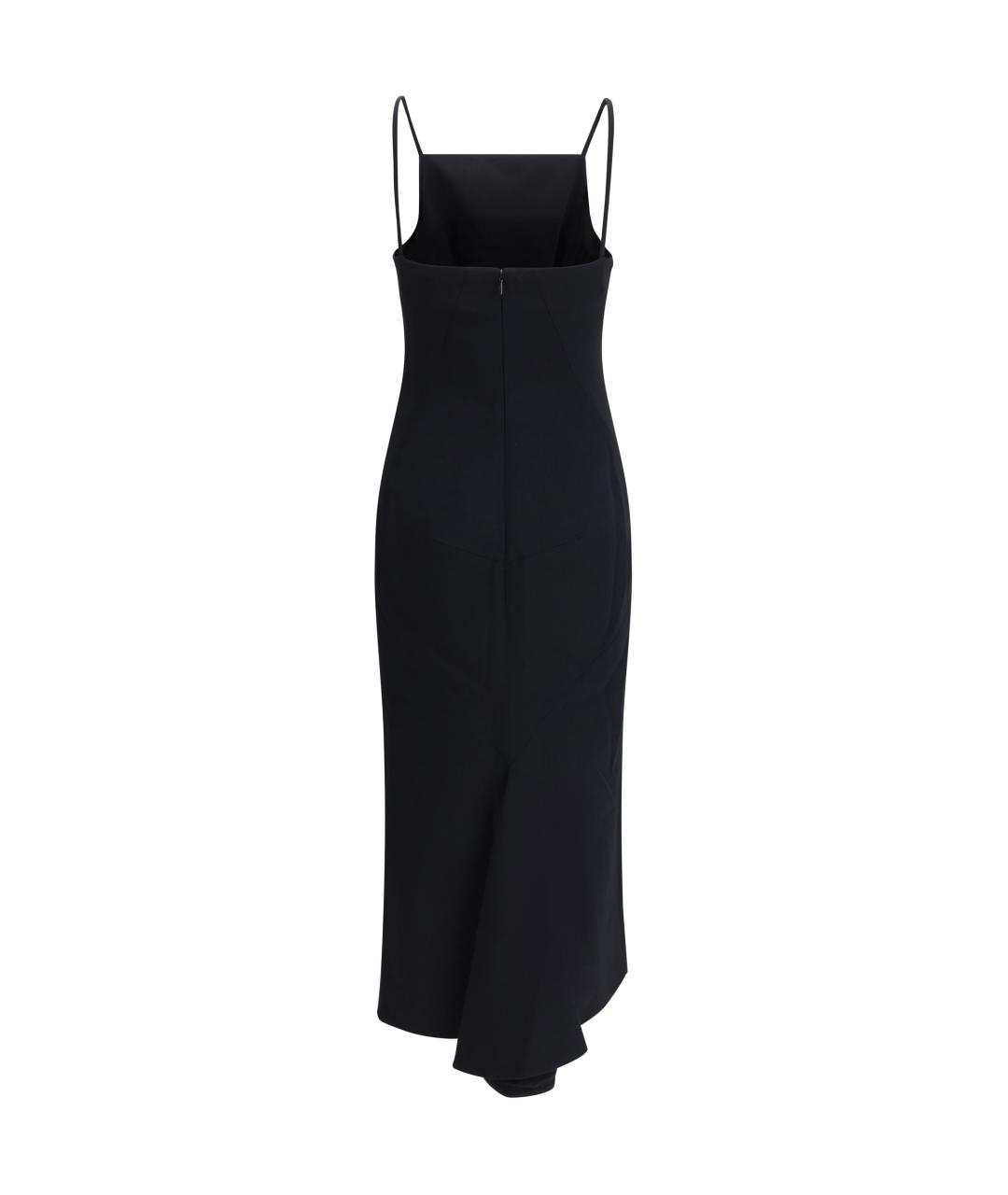 GIVENCHY Черное вискозное коктейльное платье, фото 2