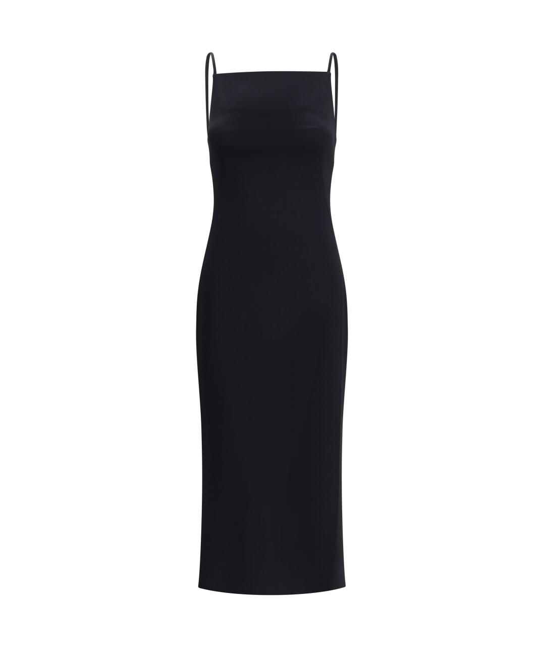 GIVENCHY Черное вискозное коктейльное платье, фото 1
