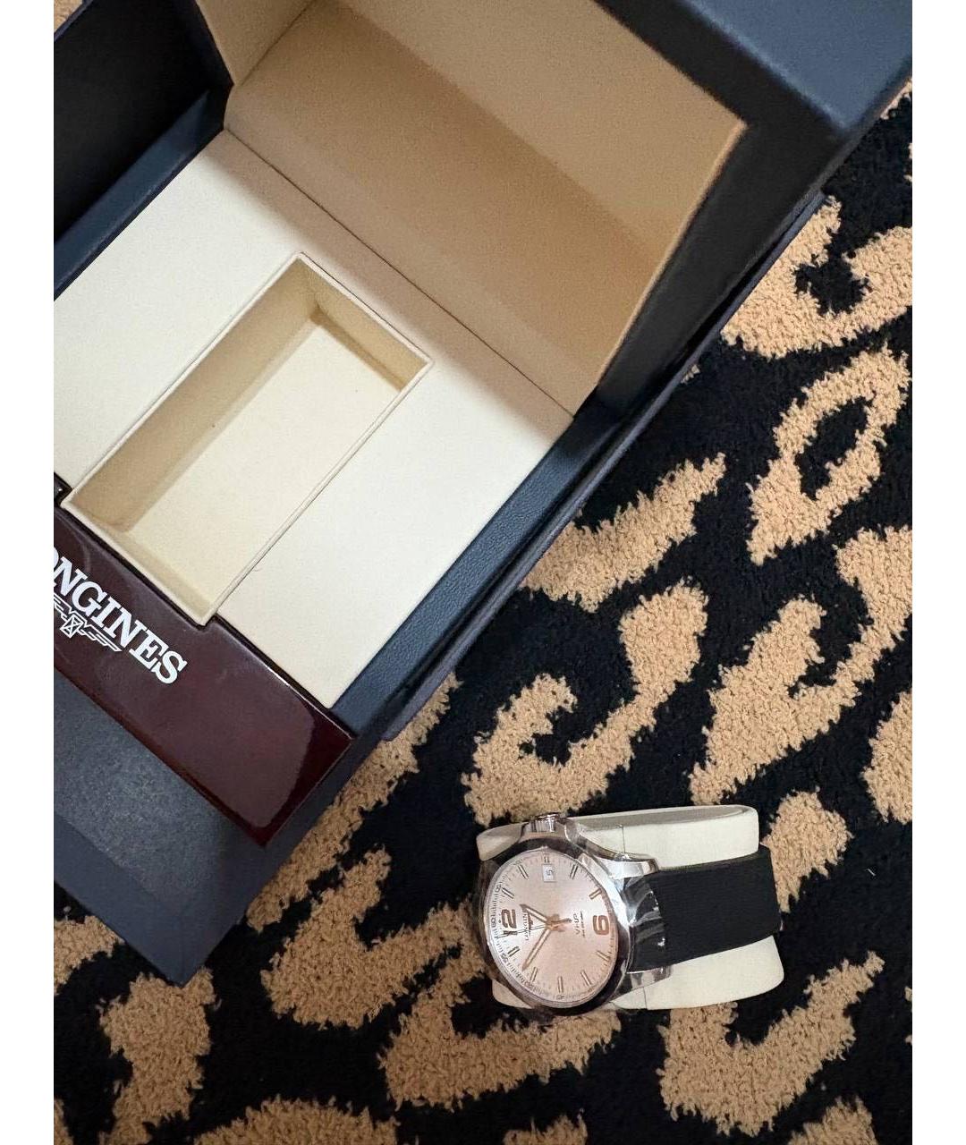 LONGINES Серебряные стальные часы, фото 3