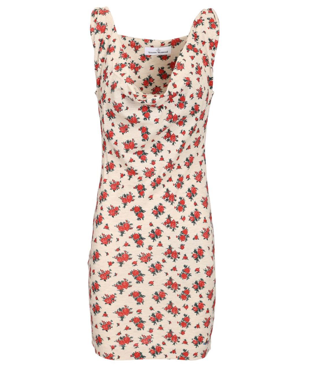 VIVIENNE WESTWOOD Мульти хлопковое коктейльное платье, фото 1