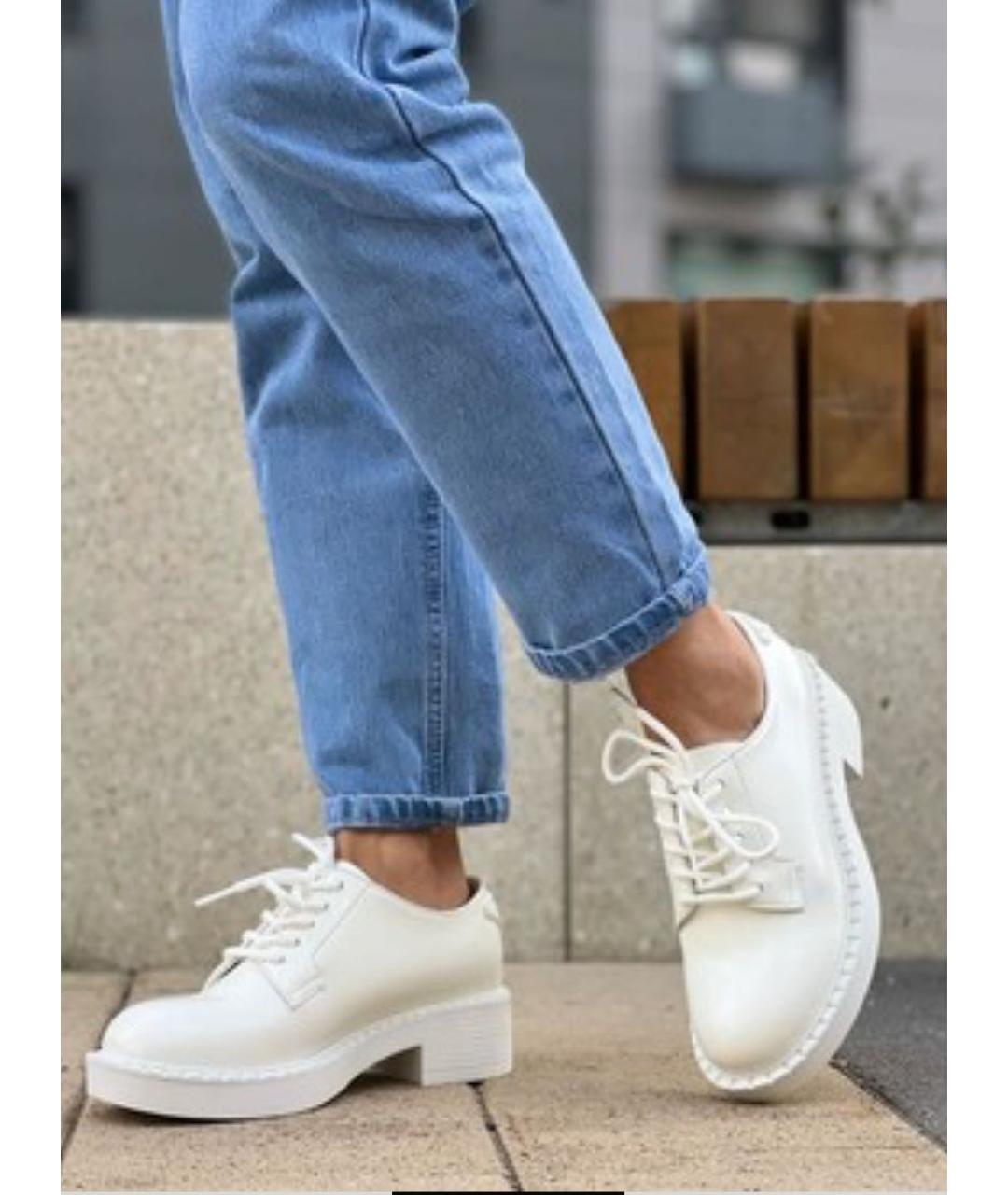 PRADA Белые кожаные лоферы, фото 8