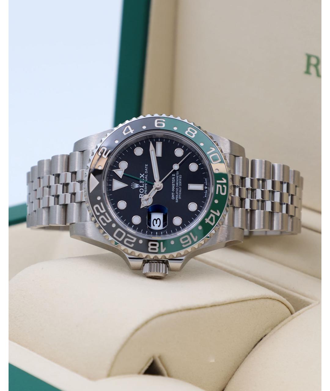 ROLEX Черные часы, фото 2
