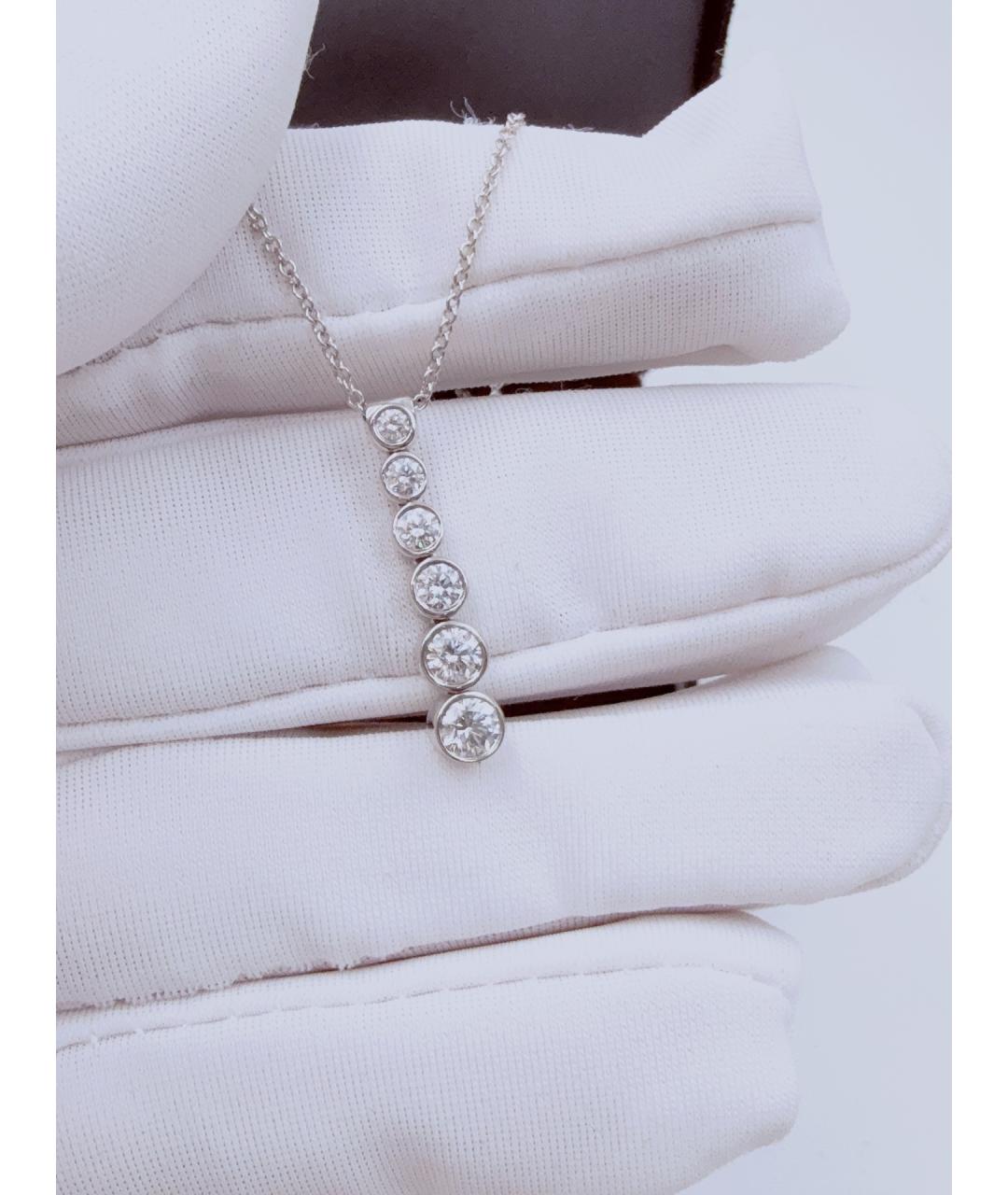 TIFFANY&CO Серебряное платиновое колье, фото 5