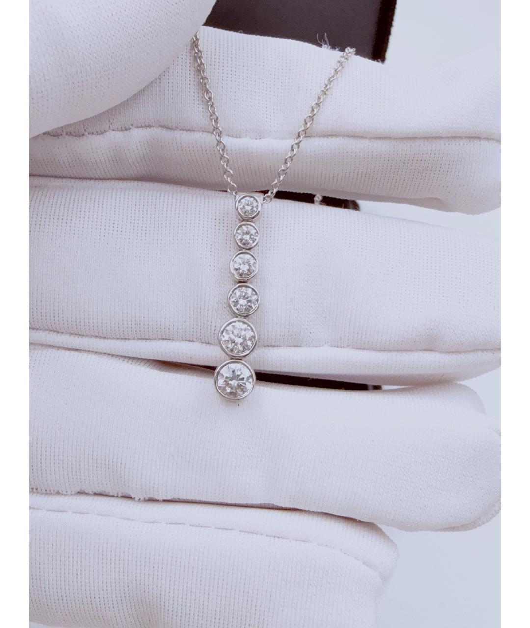 TIFFANY&CO Серебряное платиновое колье, фото 4