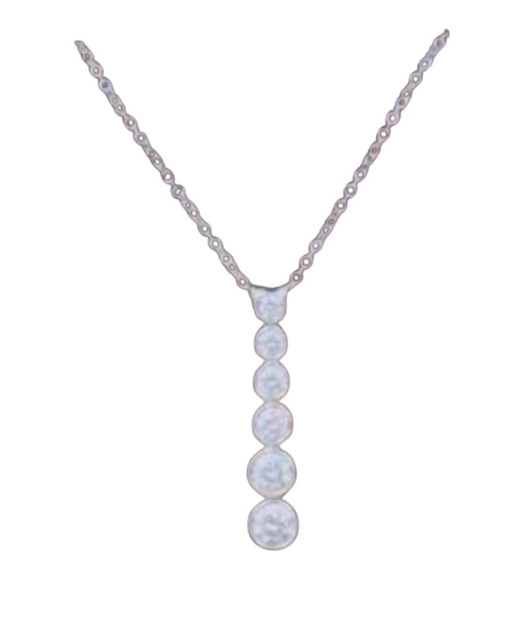 TIFFANY&CO Серебряное платиновое колье, фото 1