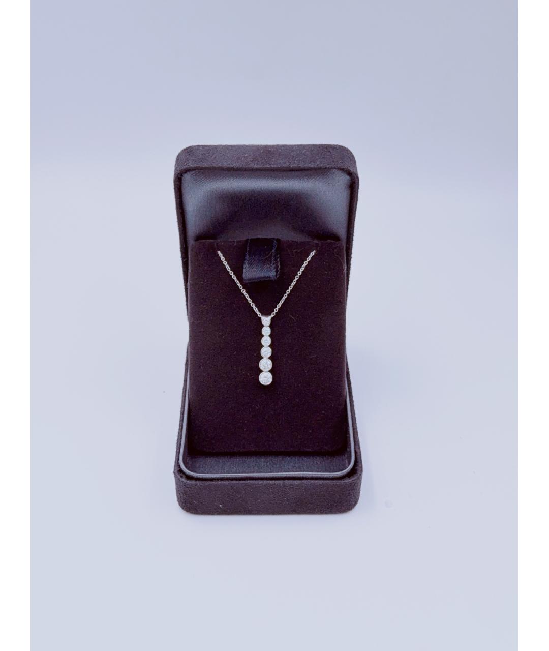 TIFFANY&CO Серебряное платиновое колье, фото 3