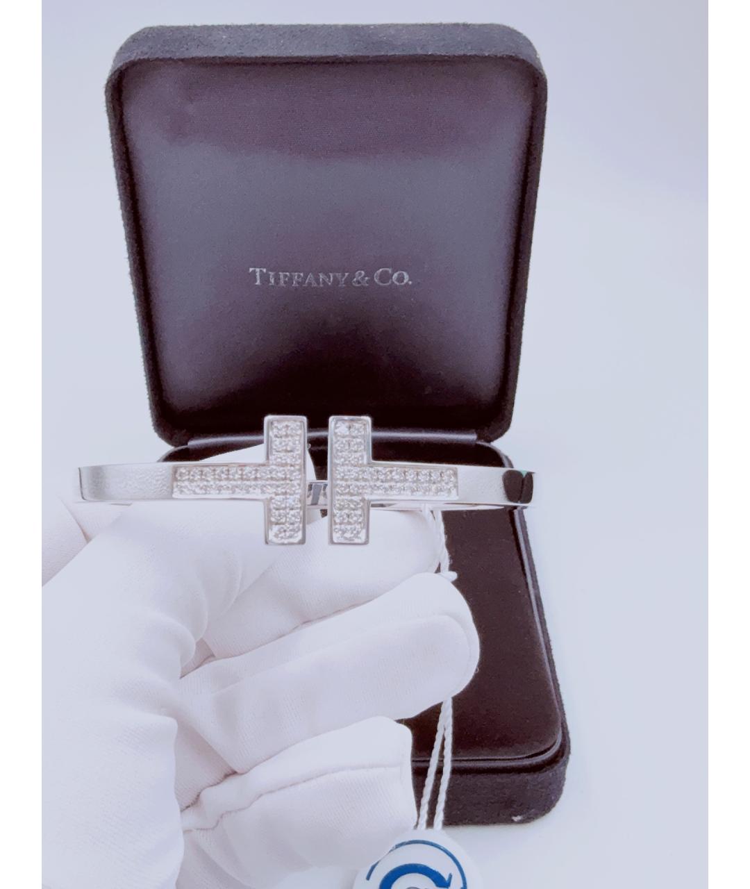 TIFFANY&CO Серебряный браслет из белого золота, фото 2