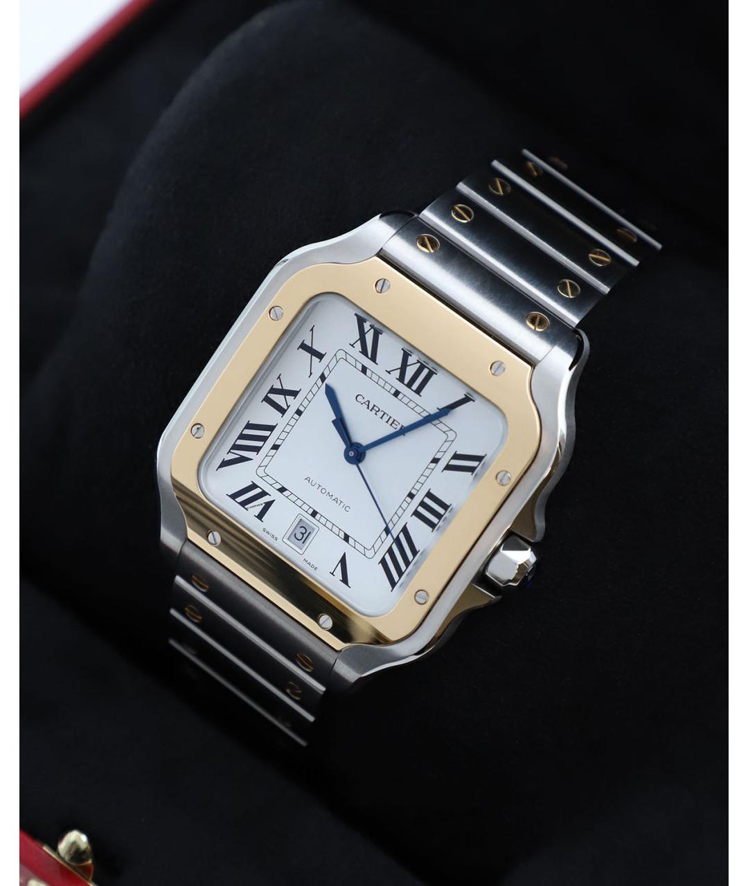CARTIER Белые часы, фото 3