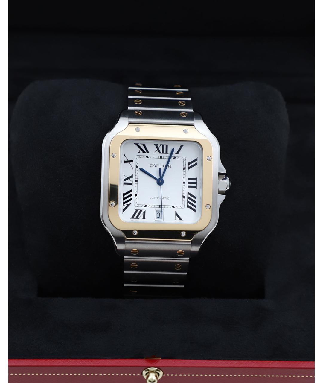 CARTIER Белые часы, фото 2