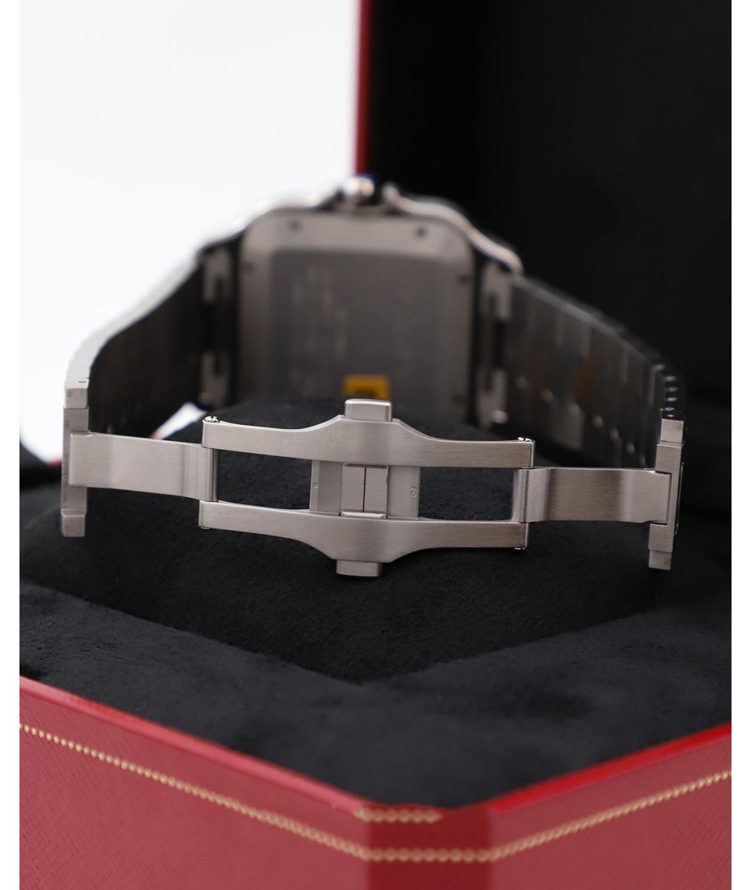 CARTIER Белые часы, фото 7