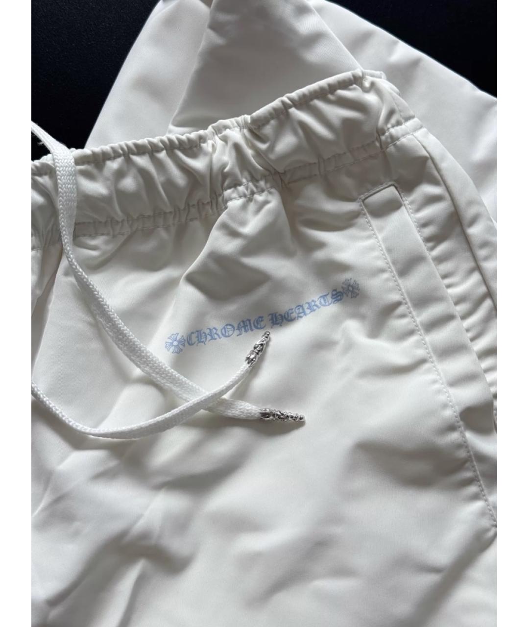 CHROME HEARTS Белые повседневные брюки, фото 3