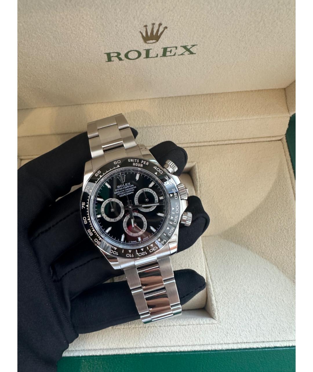 ROLEX Черные часы, фото 3