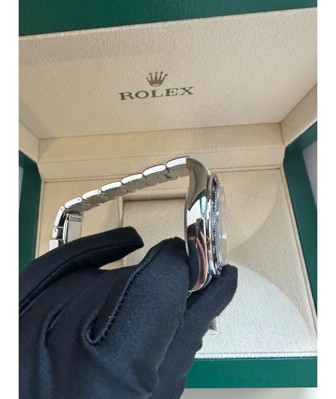 ROLEX Черные часы, фото 4